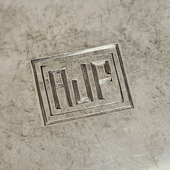 Tiffany & Co Sterling Silver Cigarette Case with Monogram #15043 - Picture 7 of 9